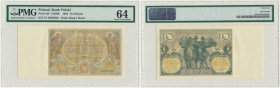 10 złotych 1929 - Ser.FV. - PMG 64