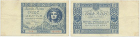5 złotych 1930 - Ser.N - rzadka odmiana jednoliterowa