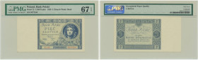 5 złotych 1930 - Ser.BV. - PMG 67 EPQ 2-ga nota