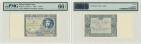 5 złotych 1930 - Ser.BJ. - PMG 66 EPQ