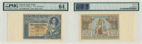20 złotych 1931 - DK. - PMG 64