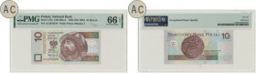 10 złotych 1994 - AC - PMG 66 EPQ - rzadka seria