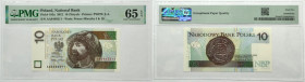 10 złotych 2012 - AA - PMG 65 EPQ