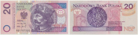 20 złotych 1994 - YB - seria zastępcza
