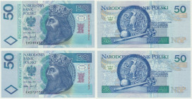 Zestaw, 50 złotych 1994 EH i EK (2 szt.)