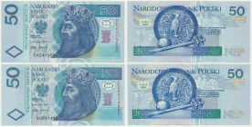 Zestaw, 50 złotych 1994 EK i EU (2 szt.)