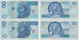 Zestaw, 50 złotych 1994 EY i GG (2 szt.)