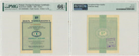 Pewex, 1 dolar 1960 - Cd - z klauzulą - PMG 66 EPQ MAX