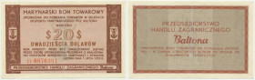 Baltona, 20 dolarów 1973 - D - RZADKI