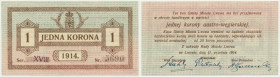 Lwów, 1 korona 1914 - Ser. XVIII