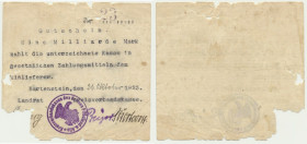 East Prussia, Bartestein - Bartoszyce, 1 Billion Mark 1923