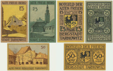 Silesia, Tarnowitz, 25-70 pfennig 1921 (3 pcs.)