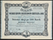 Bank Polskich Kupców i Przemysłowców Chrześcijan w Łodzi, 10 x 500 mkp 1923, Emisja V