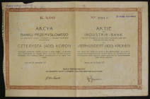 Bank Przemysłowy dla Królestwa Galicji i Lodomerii, 400 koron 1917