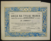 'Bielizna' Towarzystwo Akcyjne, 1.000 mkp, Emisja I