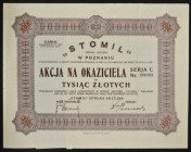 'Stomil' S.A. w Poznaniu, 1.000 zł 1935, Emisja III Seria C