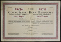 Górnośląski Bank Handlowy Towarzystwo Akcyjne w Bytomiu, 1.000 mkp, Emisja II
