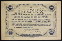 Handlowa Spółka Akcyjna 'Impex' w Krakowie, 100 x 140 mkp, 1.07.1923