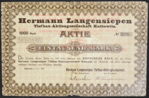 Hermann Langensiepen Tiefbau AG / 'Tor' Budowle nad i podziemne S.A. w Katowicach, 1.000 marek