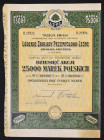 Łódzkie Zakłady Przemysłowo-Leśne S.A., 10 x 2.500 mkp, 1923, Emisja III
