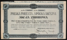 Polska Foresta S.A., 5 x 1.000 mkp 1922