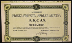 Polska Foresta S.A., 100 zł 1925