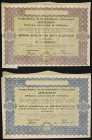 Pomorska Elektrownia Krajowa 'Gródek' S.A., 100 zł 1931 oraz akcja ułamkowa 10 zł (zestaw 2 szt.)