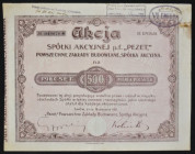 'Pezet' Powszechne Zakłady Budowlane, 500 mkp, Emisja III