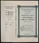 Radomska Rolna Spółka Akcyjna, 20 x 5.000 mkp, Seria II - blankiet (imienna)