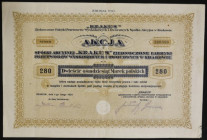 'Krakus' Przemysł Spirytusowy i Chemiczny w Krakowie S.A., 280 mkp 1924, Emisja VIII