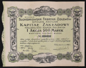 Suchedniowska Fabryka Odlewów S.A., 500 mkp 1923, Emisja IV