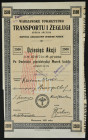 Warszawskie Towarzystwo Transportu i Żeglugi, 10 x 250 mkp 1921