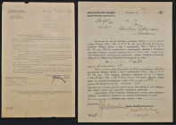 Urząd Pożyczek Państwowych - dwa pisma dotyczące konwersji pożyczek z lat 1918-1920