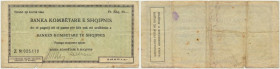 Albania, cheque for 20 Frank 1944