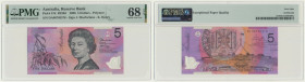 Australia, 5 Dollars (2006) - PMG 68 EPQ MAX
