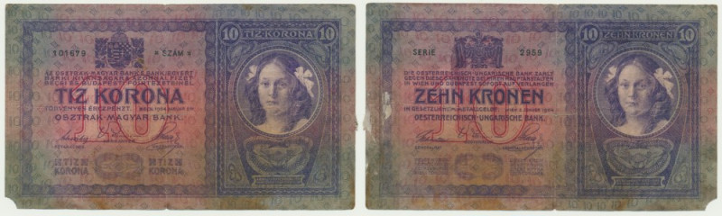Austria, 10 Kronen 1904 Reference: Pick# 9
Grade: F Austria Österreich
