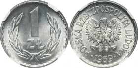 1 złoty 1969 - NGC MS64