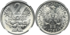 2 złote 1958 Jagody - NGC MS65
