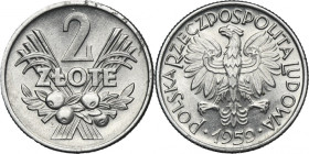 2 złote 1959 Jagody - NAJRZADSZY ROCZNIK