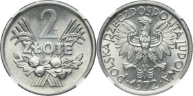2 złote 1972 Jagody - NGC MS64