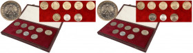Zestaw, 1 złoty, 10 złotych i 20 złotych (8 szt.) - w tym 'mały orzeł'