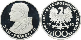 100 zloty 1982 John Paul II - NGC PF69 ULTRA CAMEO - PROOF