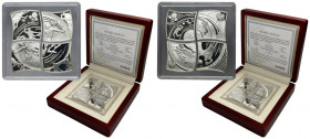 Zestaw, 10 złotych 2012 Mistrzostwa Europy w Piłce Nożnej UEFA (4 szt.)