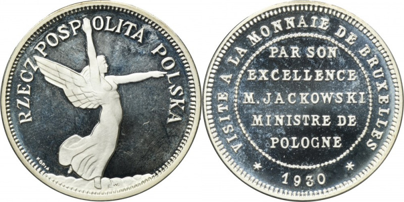 OFICJALNA KOPIA, Nike, 5 złotych 1933 Oficjalna kopia monety o nominale 5 złotyc...
