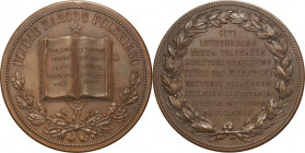 Medal to the historian Teodor Morawski 1873