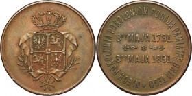 Medal 100th anniversary of the Constitution of 3 May 1891 - VERY RARE