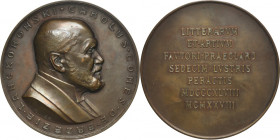 Medal Carolus of Brzezie count. Lanckoroński 1928 - VERY RARE RR