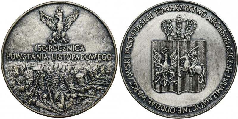 Medal 150th Anniversary of the November Uprising 1980 Medal designed by Marek Li...
