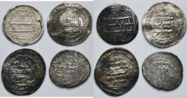 Lot, Abbasids and Samanids, Dirhams (4 pcs.)