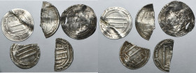 Lot, Abbasids and Samanids, Dirhams (5 pcs.)